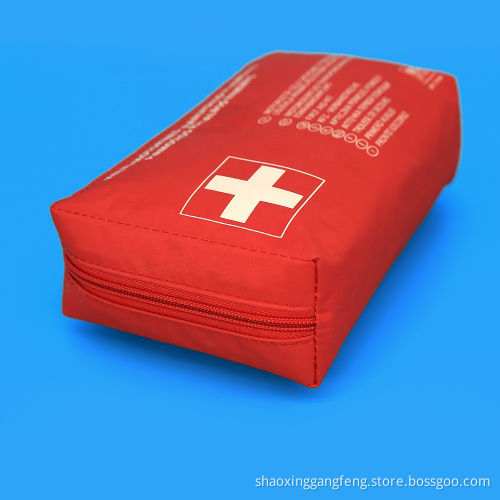 China manufacture emergency medical home use survival car fist aid kit nylon cloth bag